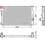 Denso Engine Radiator DRM05006