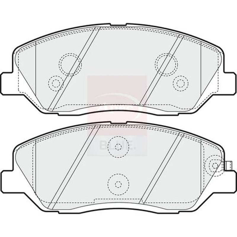 Apec Front Brake Pad Set PD3222