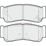 Fahren Rear Brake Pad Set FBP3645