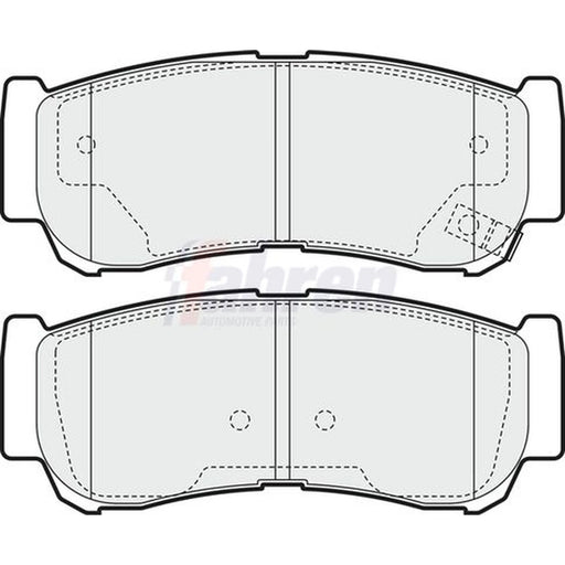 Fahren Rear Brake Pad Set FBP3645