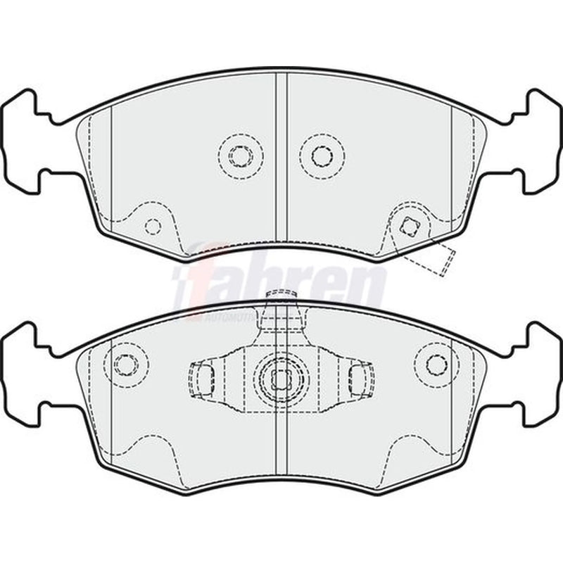 Fahren Front Brake Pad Set FBP3288
