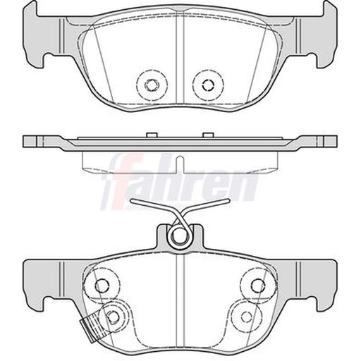 Fahren Rear Brake Pad Set