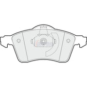 Fahren Front Brake Pad Set fits VW California T4 Camper 1994-2003 1.9 2.4 2.5