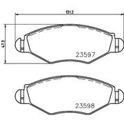 DON Front Brake Pad Set PCP1045