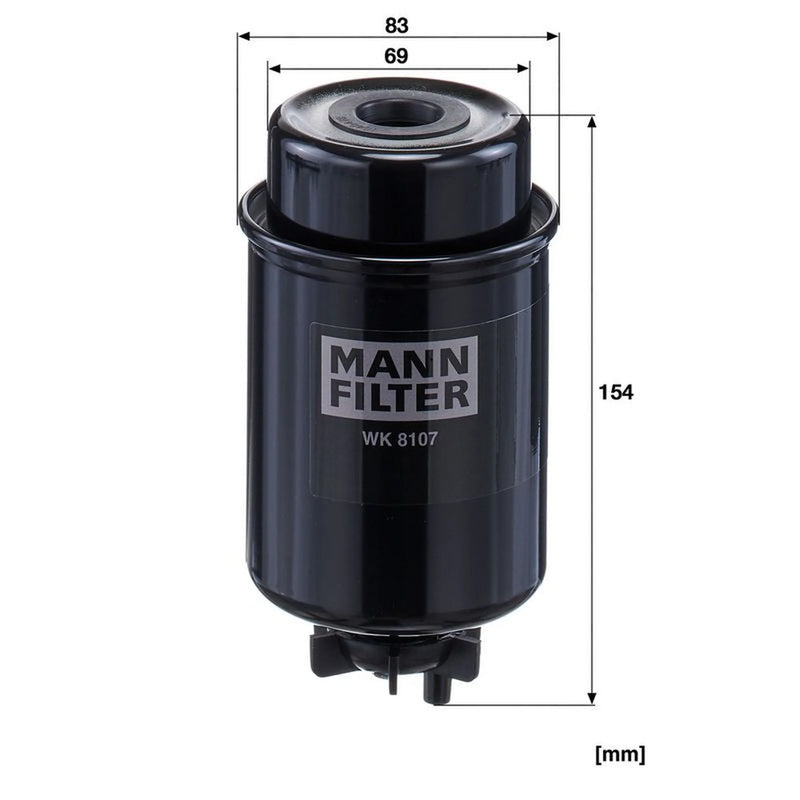 MANN-FILTER Fuel Filter Element WK 8107