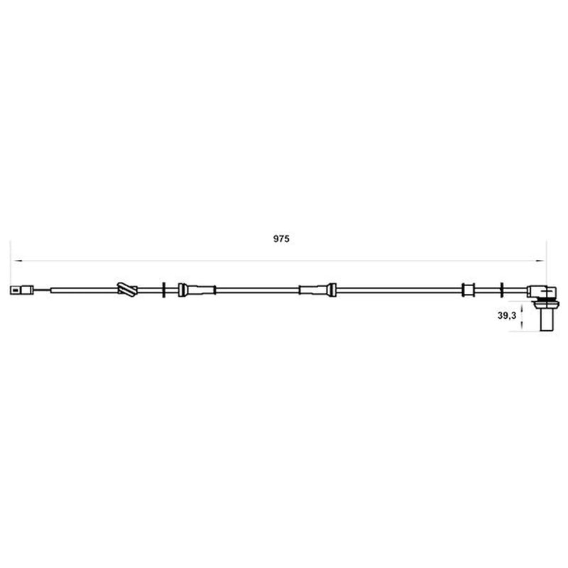 Bosch ABS Wheel Speed Sensor Rear 0 986 594 005