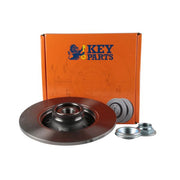 Key Parts 2 x Solid Rear Brake Discs KBD5808S-x2