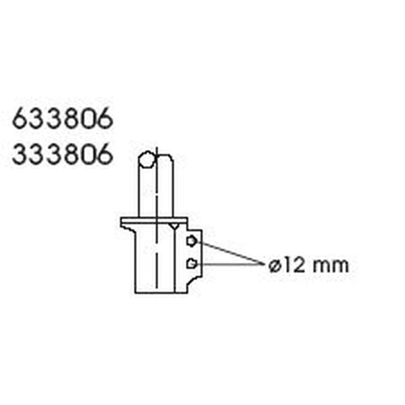 KYB Shock Absorber Damper Strut Front 333806