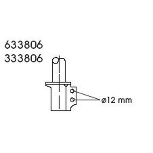 KYB Shock Absorber Damper Strut Front 633806