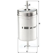 MANN-FILTER Fuel Filter Element WK 730/3