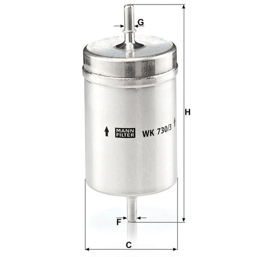 MANN-FILTER Fuel Filter Element WK 730/3