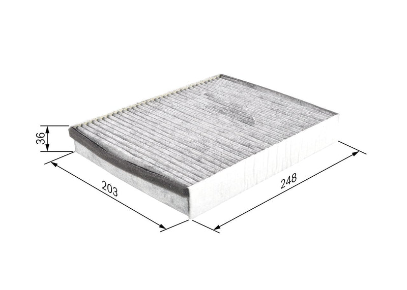 Bosch Cabin Air Filter (Pollen Filter) 1987432598