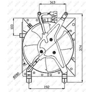 NRF Engine Cooling Fan 47044