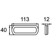 Hella Reflector Rear red 8RA 013 403-001