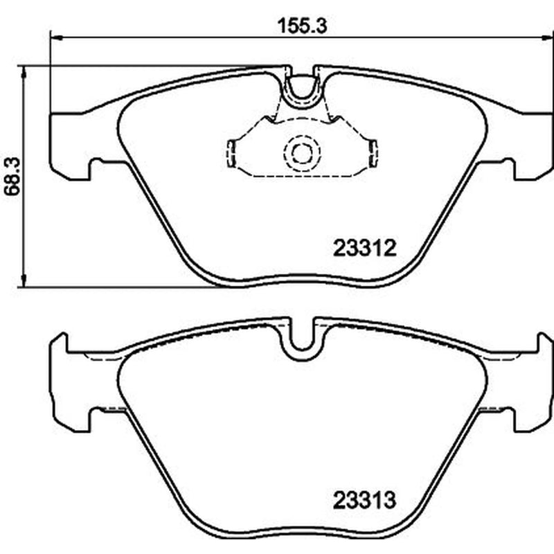 DON Front Brake Pad Set PCP1022