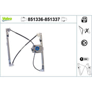 Valeo Electric Window Regulator Lifter Left Front 851336