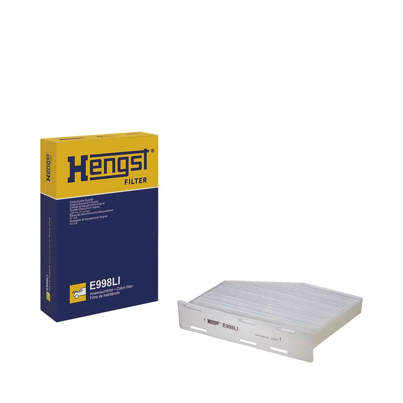Hengst Cabin Air Filter (Pollen Filter) Front E998LI