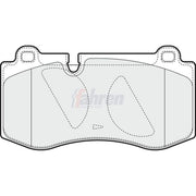 Fahren Front Brake Pad Set FBP4267
