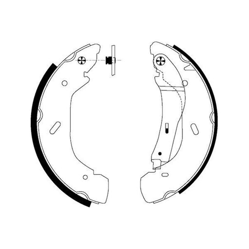 Mintex Brake Shoe Set Axle Kit MFR478