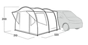 Easy Camp Reine Driveaway Awning Grey - Easy Camp - Van Life Living