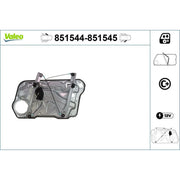 Valeo Electric Window Regulator Lifter Left Front 851544