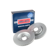 Borg & Beck 2 x Vented Front Brake Discs BBD4534-x2