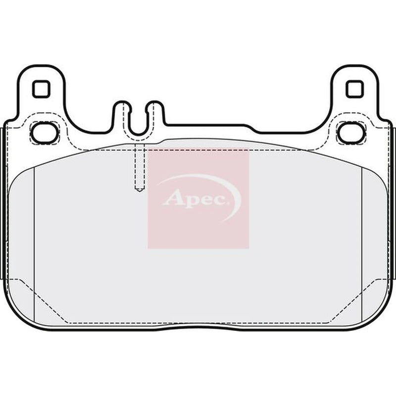 Apec Front Brake Pad Set PAD2053