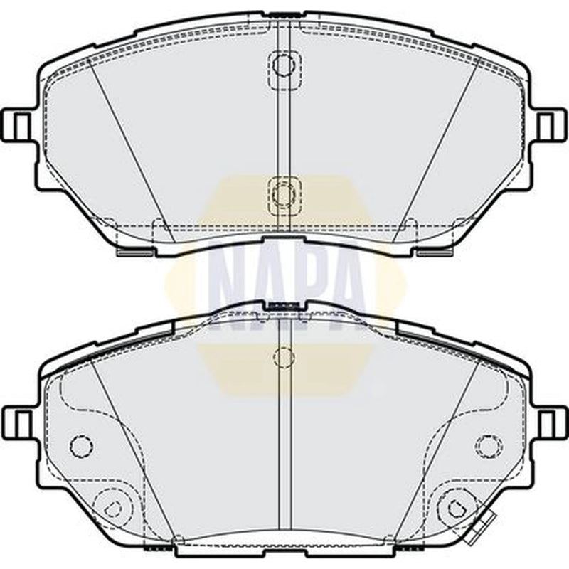 NAPA Front Brake Pad Set NBP1793