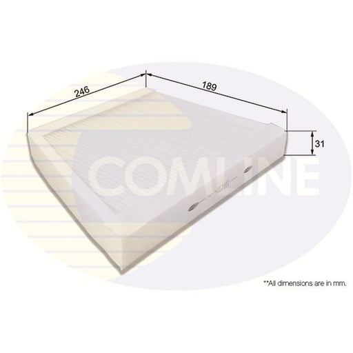 Comline Cabin Air Filter (Pollen Filter) EKF394