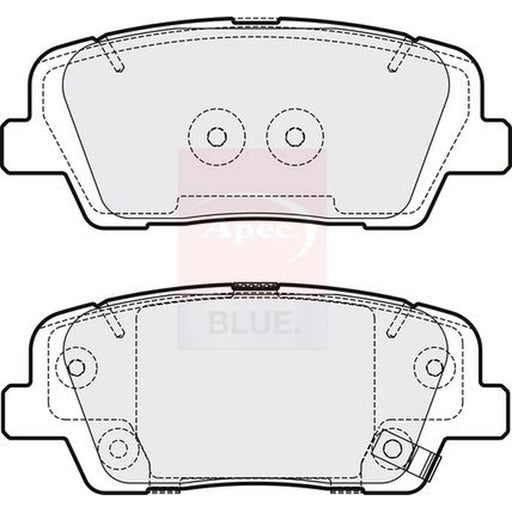 Apec Rear Brake Pad Set PD3662