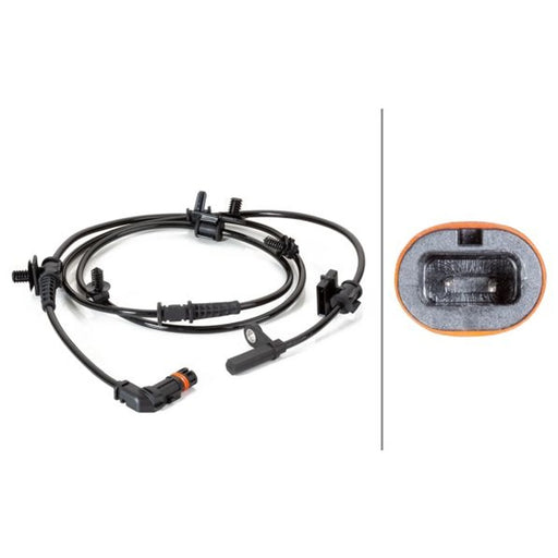Hella ABS Wheel Speed Sensor Front 6PU 230 040-261