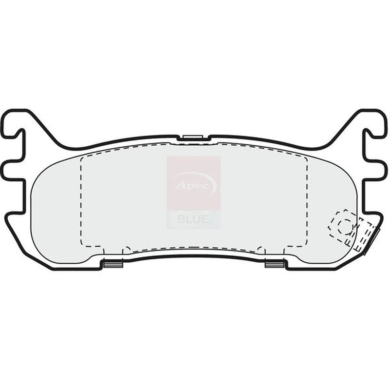 Apec Rear Brake Pad Set PD3473