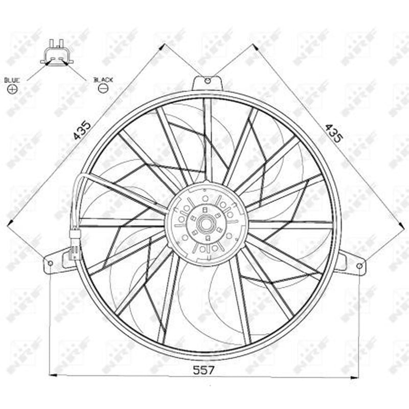 NRF Engine Cooling Fan 47524