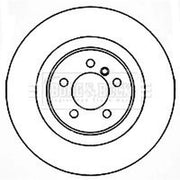 Borg & Beck 2 x Front Brake Discs BBD5830S-x2
