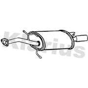 Klarius Box With Tail Pipe Rear VO332Q