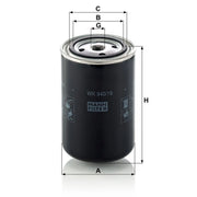 MANN-FILTER Fuel Filter Element WK 940/19