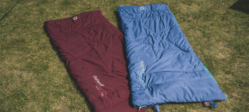 Outwell Champ Kids Deep Red Red Junior Sleeping Bag - Outwell - Van Life Living