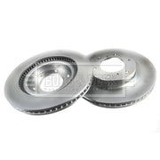 Borg & Beck 2 x Vented Front Brake Discs BBD4754-x2