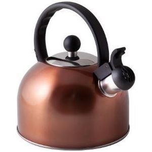 2l Boil It Copper Whistling Gas Kettle Camping Caravan Motorhome Cordless - Via Mondo - Van Life Living