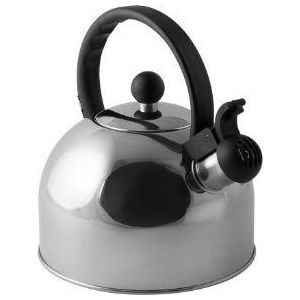 2l Stainless Steel Boil It Whistling Gas Kettle Camping Caravan Motorhome Cordless - ukcampingandleisure - Van Life Living