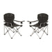 2x Outwell Catamarca XL Folding Chair Black - Outwell - Van Life Living