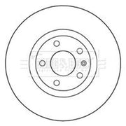 Borg & Beck 2 x Vented Front Brake Discs BBD4243-x2