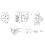 Hella Air Conditioning Compressor 8FK 366 201-111