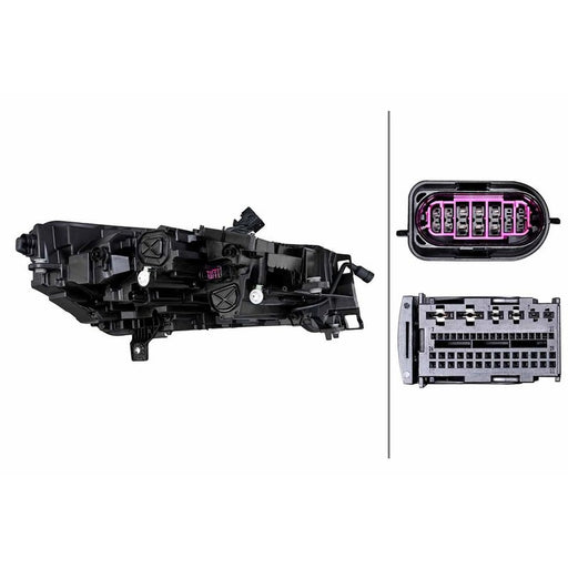 Hella Headlight Headlamp LED Left 1EX 014 773-971