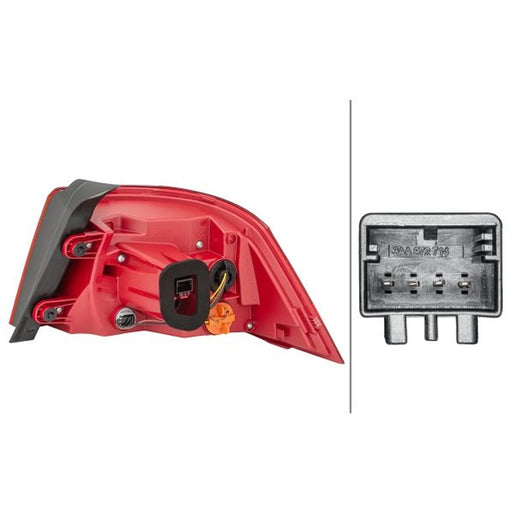 Hella Tail Light / Lamp W21W Left 2SK 010 744-031