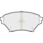 NAPA Front Brake Pad Set NBP1868