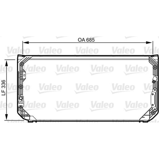 Valeo Air Conditioning Condenser 814248