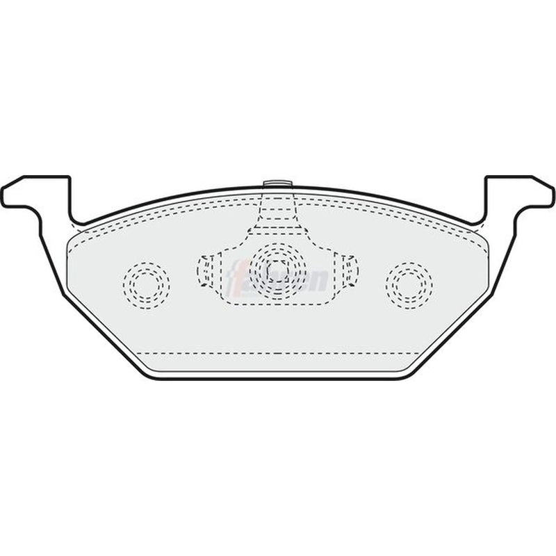 Fahren Front & Rear Pads fits Seat Ibiza St 2010-2015 1.2 1.4
