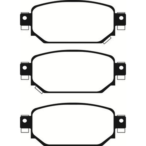 Abtex Rear Brake Pad Set PLU2397