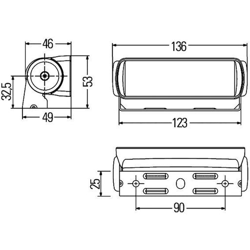 Hella Worklight High 1GA 980 670-331